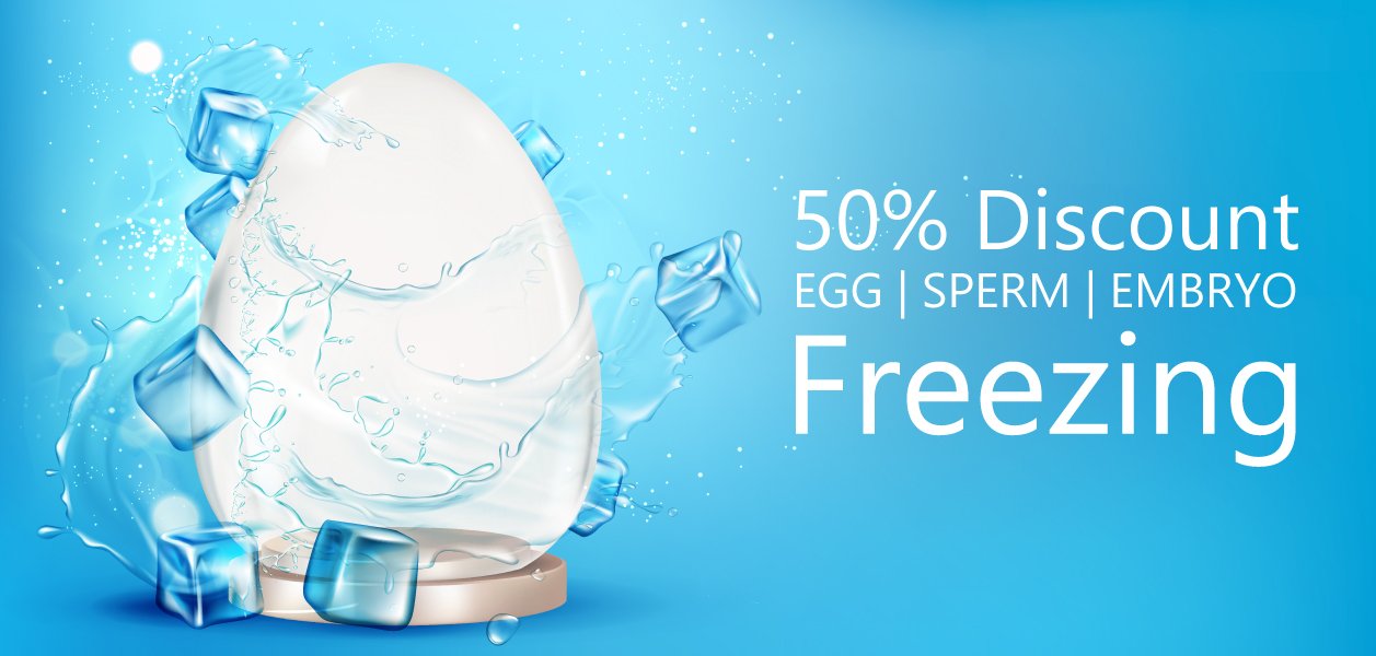 50% Discount egg Freezing